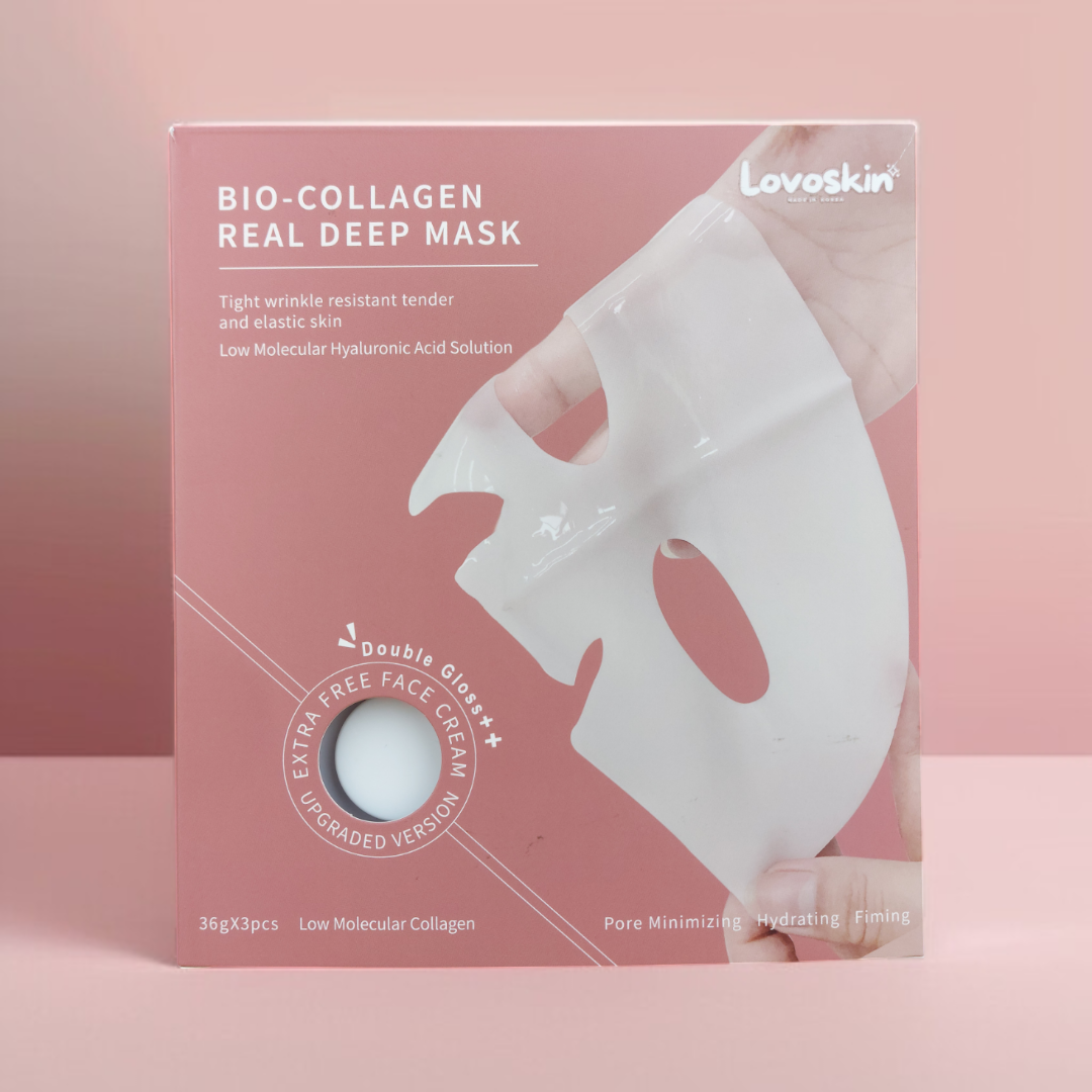 Lovoskin Real Deep Collagen Masks: Glow Guaranteed!